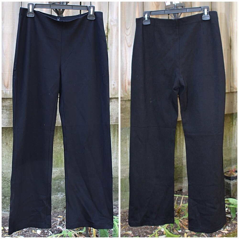 Eileen Fisher - Straight Leg (WIDER LEG) Ankle Pants in Viscose Stretch Ponte, S